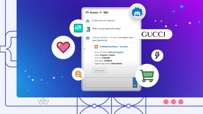 Einstein AI CRM Data