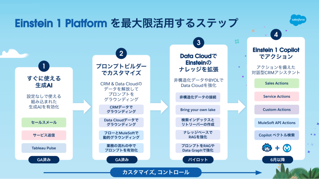 Einstein 1 Platformを最大限活用するステップ - ビジネスに最良のAI、Einsteinの活用法