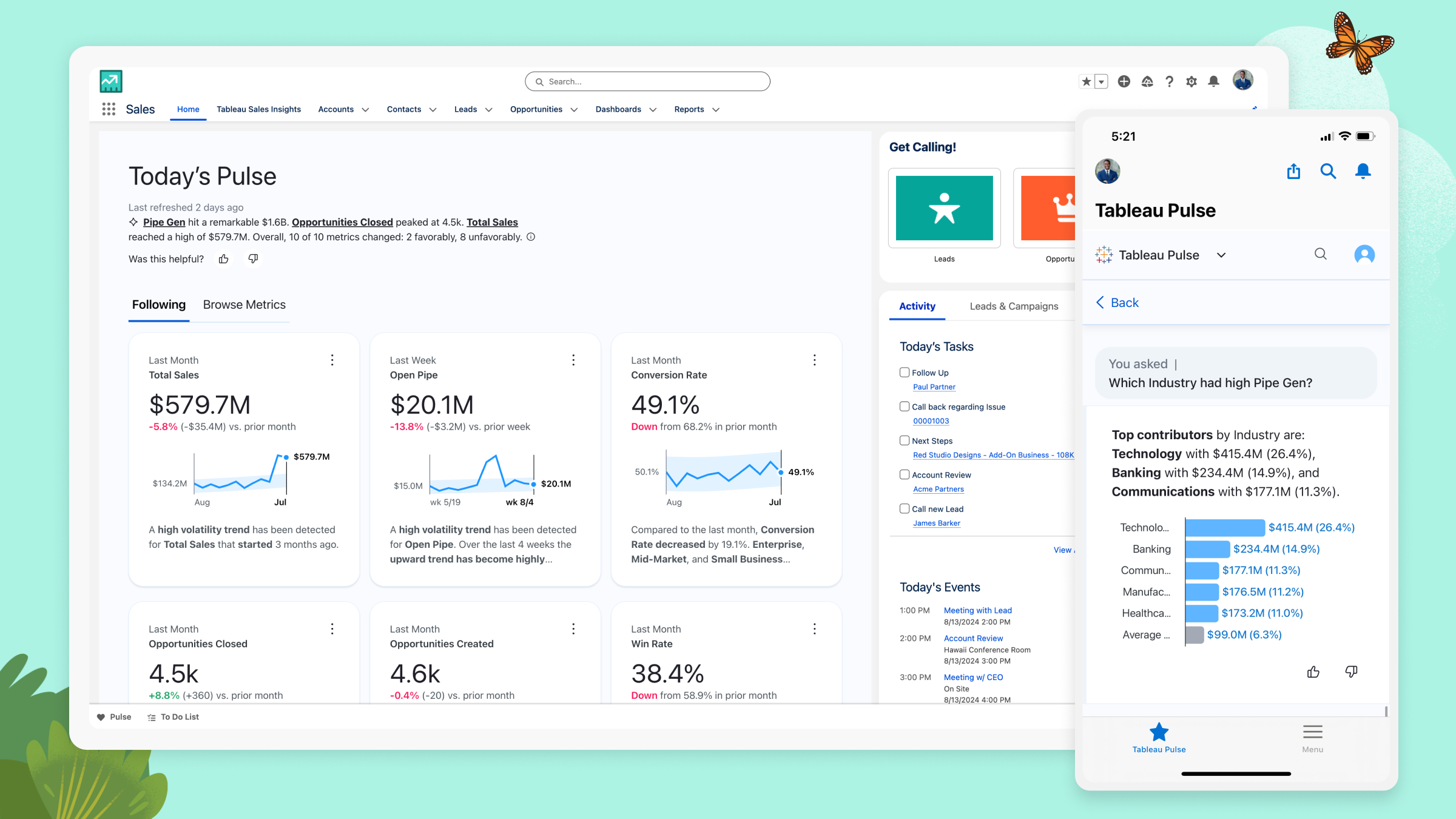 Salesforce、AIによるインサイトでデータ主導型の意思決定を支援するPulse for Salesforceを発表 - Salesforce