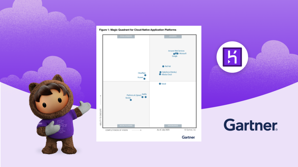 Gartner Magic Quadrant for Cloud-Native Application Platforms: Heroku