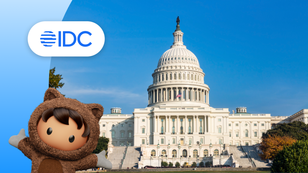 Exterior view of the United States capitol building.