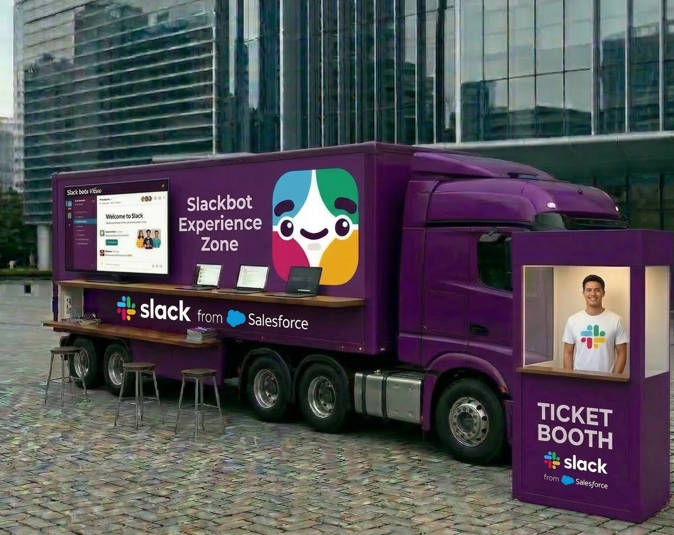 슬랙봇 팝업 이미지