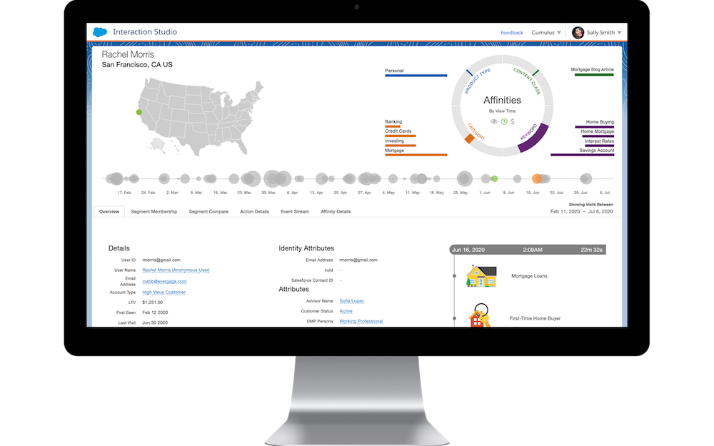 Interaction Studio on a Desktop - Salesforce
