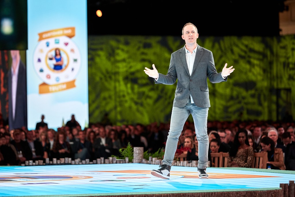 This is an image of the Dreamforce 2019 opening keynote