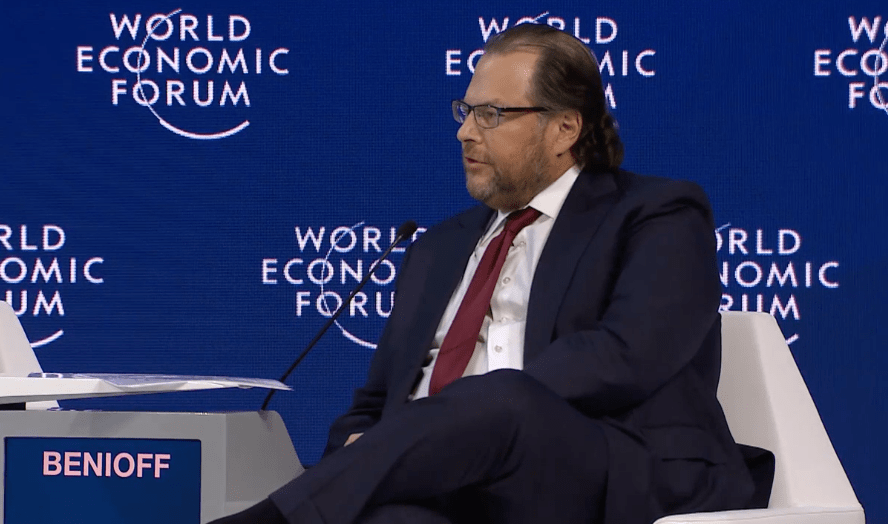 Marc Benioff at Davos 2020