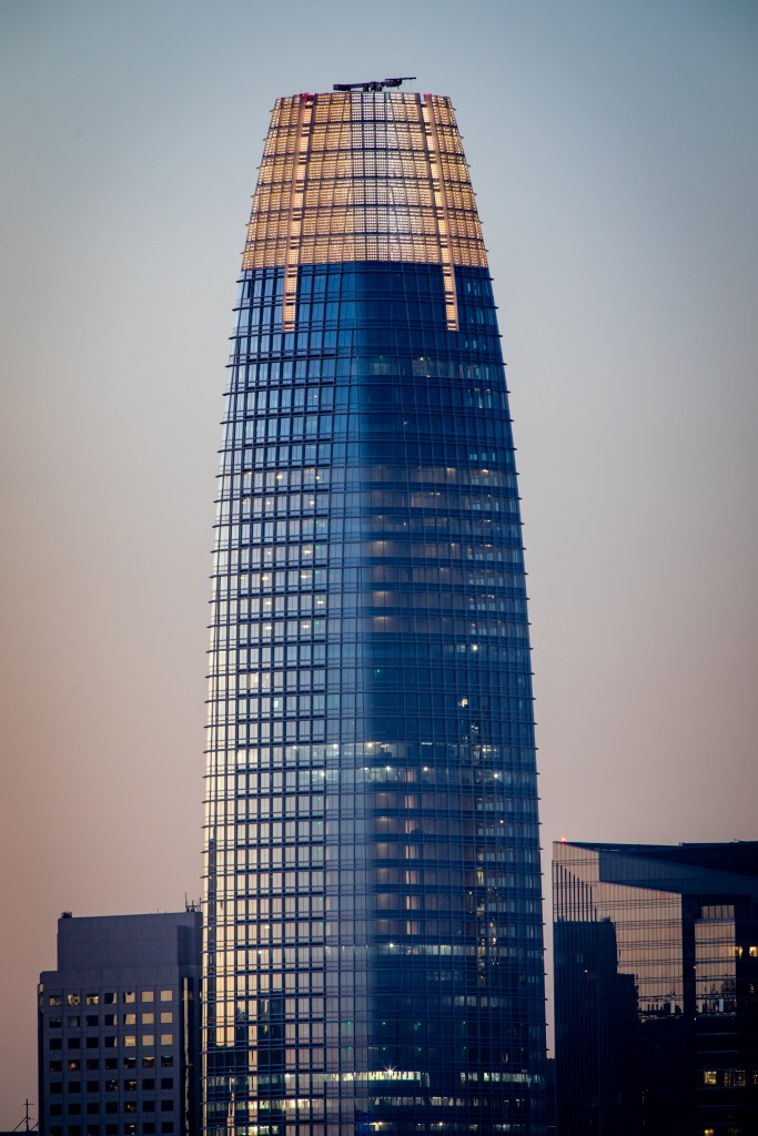 This is an image of the Salesforce Tower in San Francisco