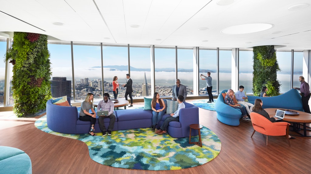 This is an image of the Salesforce Tower in San Francisco