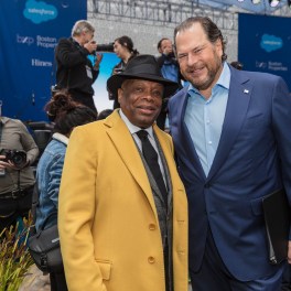 Salesforce Tower San Francisco Opening: Marc Benioff and Willie Brown