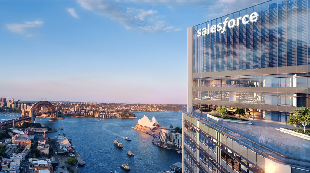 This is an image of the Salesforce Tower in Sydney