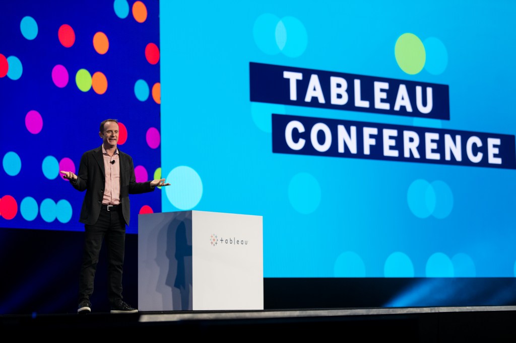 Andrew Beers speaking at Tableau Conference