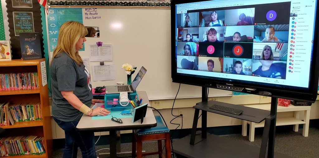 Madera students remote learning