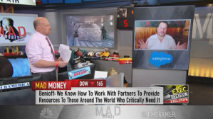 Marc Benioff Appears on Mad Money