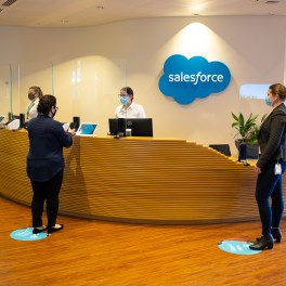 Salesforce Tower London - Checking In