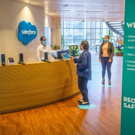 Salesforce Tower London - Checking In