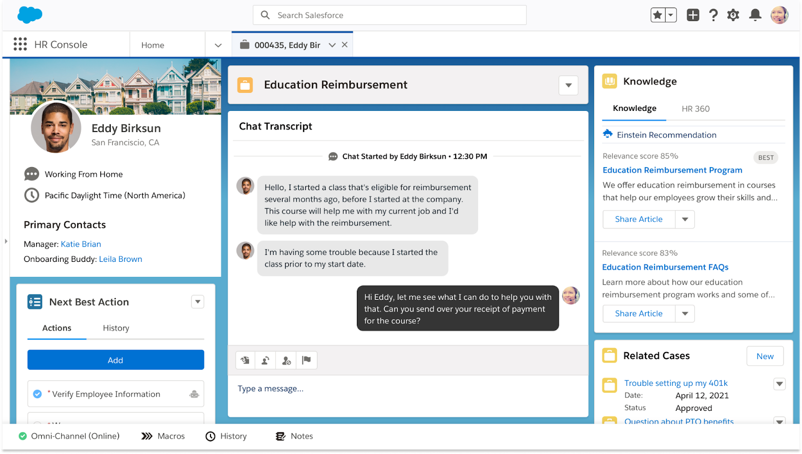 Salesforce’s New HR Service Center Reduces Friction for the Hybrid Workforce