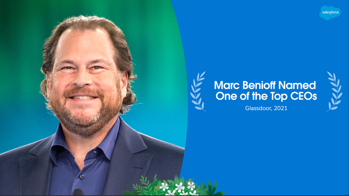 Marc Benioff Named a Top CEO in the U.S. by Glassdoor - Salesforce News