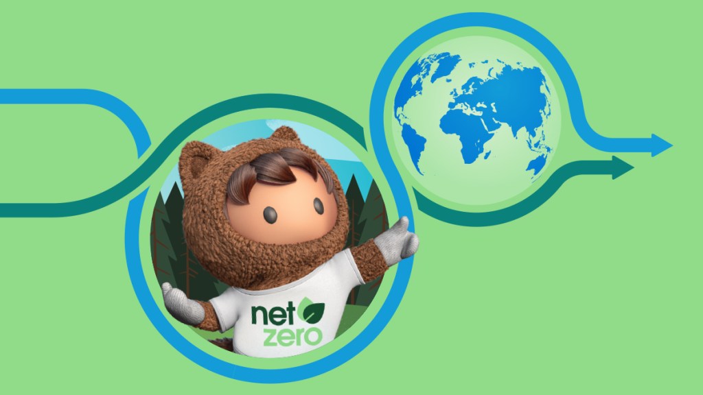Net Zero Astro holding the globe