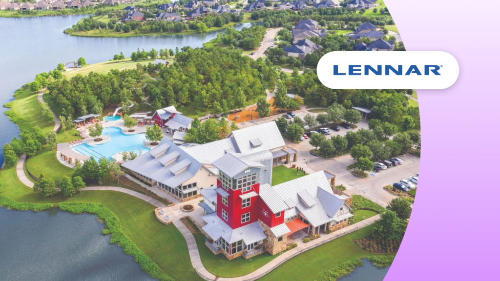 homes on island with Lennar logo