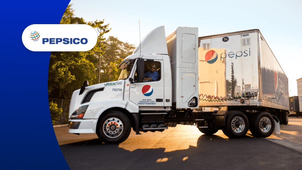 PepsiCo 18-wheeler truck