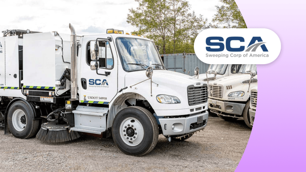 Street sweeper truck