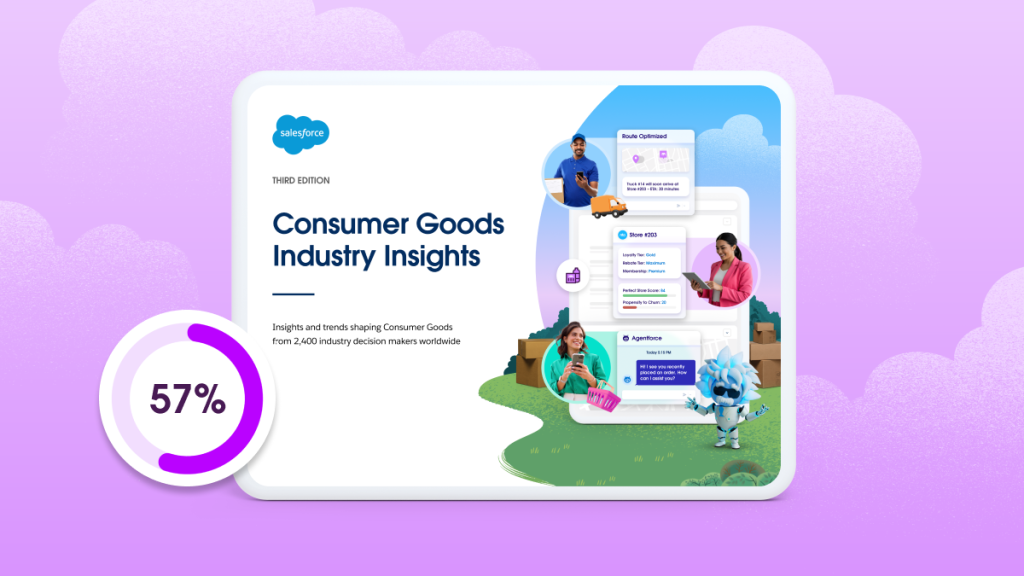 Salesforce Consumer Goods Industry Insights Report Announcement 2025