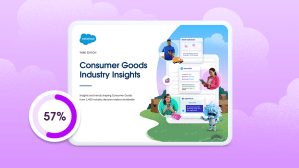 Salesforce Consumer Goods Industry Insights Report Announcement 2025
