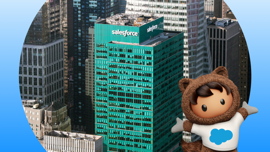Exterior view of Salesforce Tower in New York City