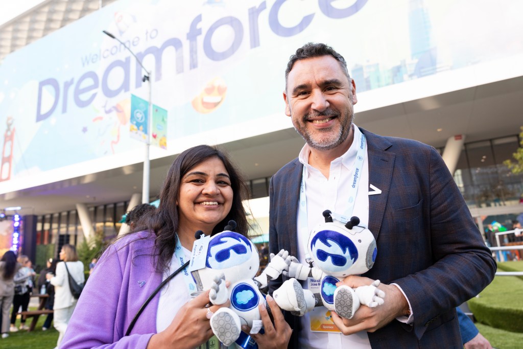 Day 1 of Dreamforce '25. Editorial use only.