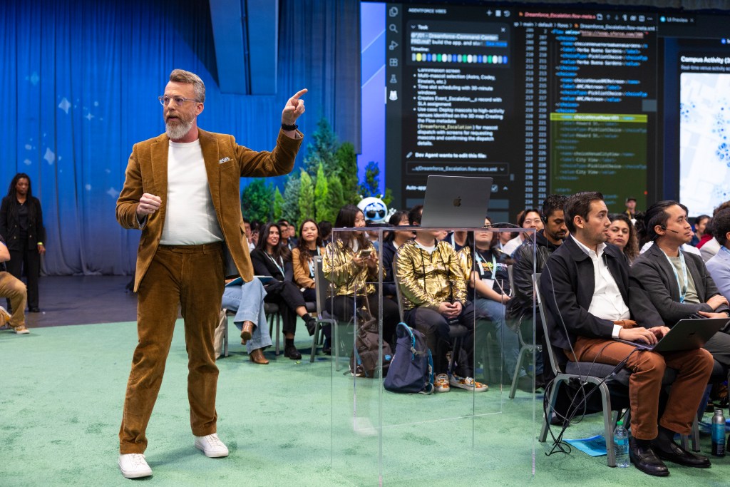 Day 1 of Dreamforce '25. Editorial use only.