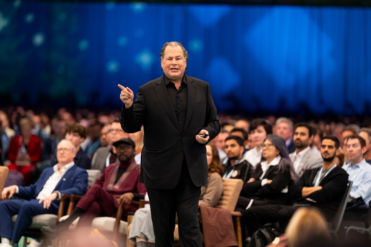 Day 1 of Dreamforce '25. Editorial use only.