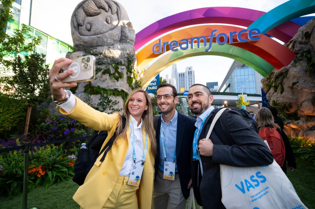 Day 1 of Dreamforce '25. Editorial use only.