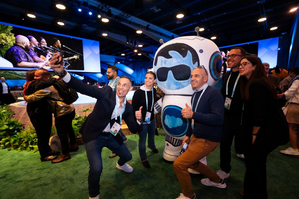 Day 1 of Dreamforce '25. Editorial use only.