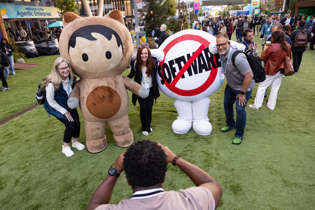 Day 1 of Dreamforce '25. Editorial use only.