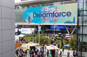 Day 2 of Dreamforce '25. Editorial use only.