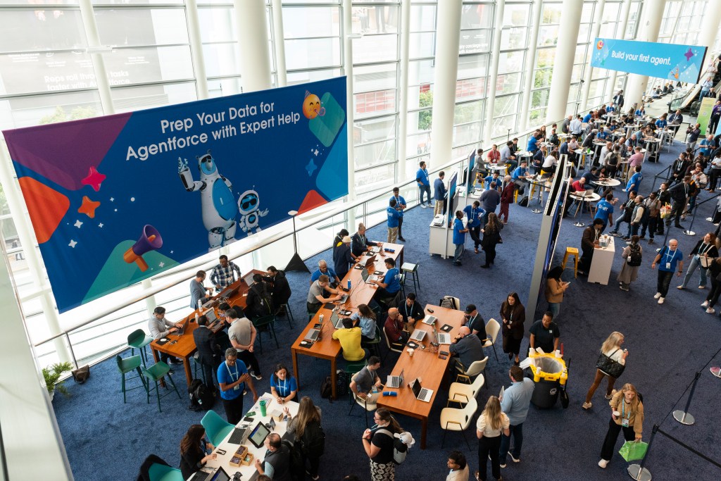 Day 2 of Dreamforce '25. Editorial use only.