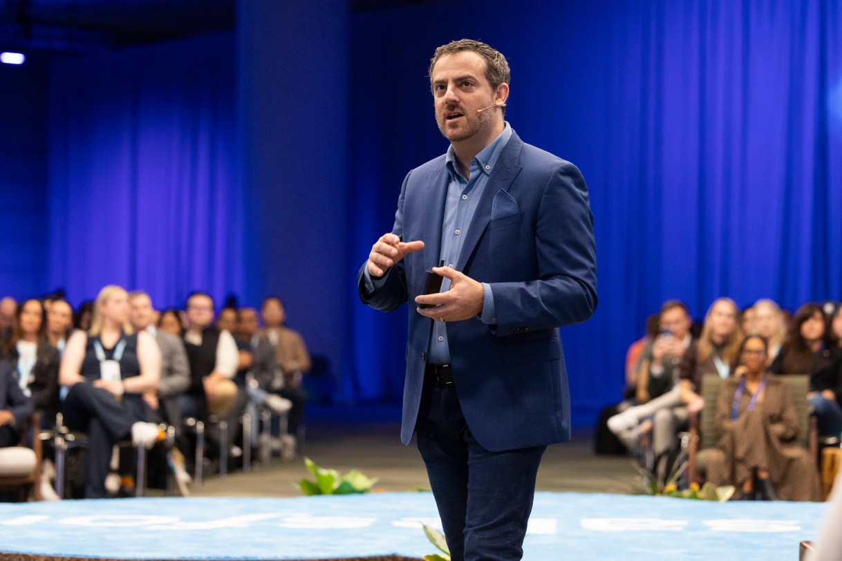 Day 3 of Dreamforce '25. Editorial use only.