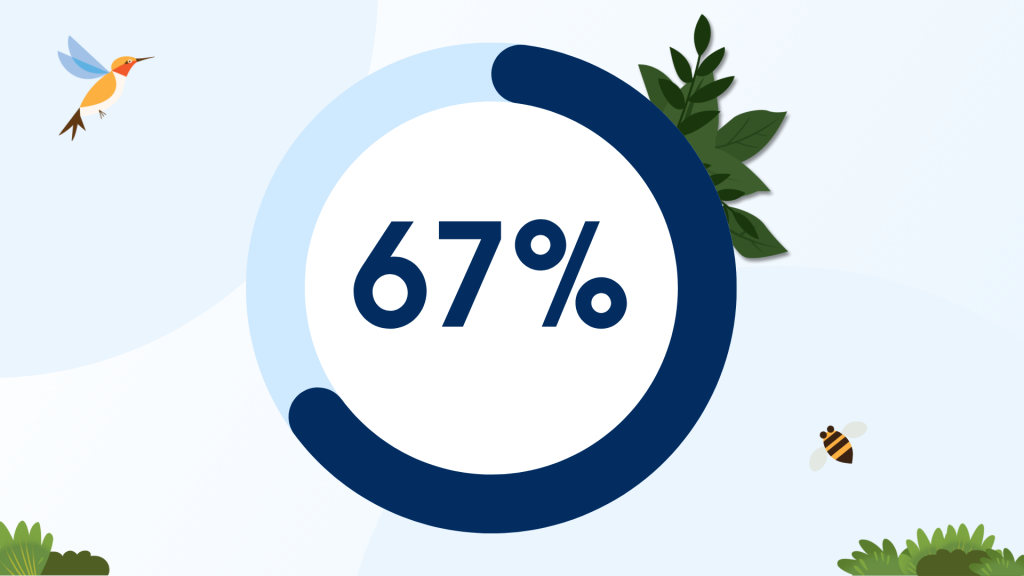 67%