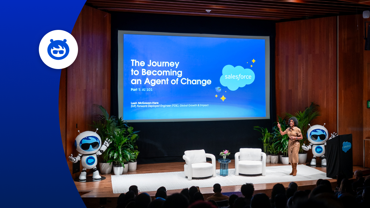 Main stage at Agentforce Success for All in Oakland