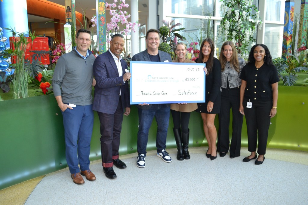 Employee Engagement Specialist Lauren Prince at the check donation: “It was a super-special day. One of those moments where you get to see the direct impact of what you're doing.”