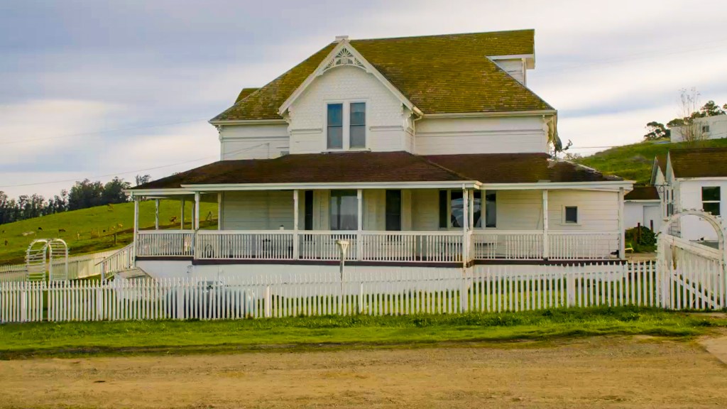 Larry’s original creamery was located on the grounds of this Queen Anne near Petaluma, CA. (The house was featured in A California Christmas.)