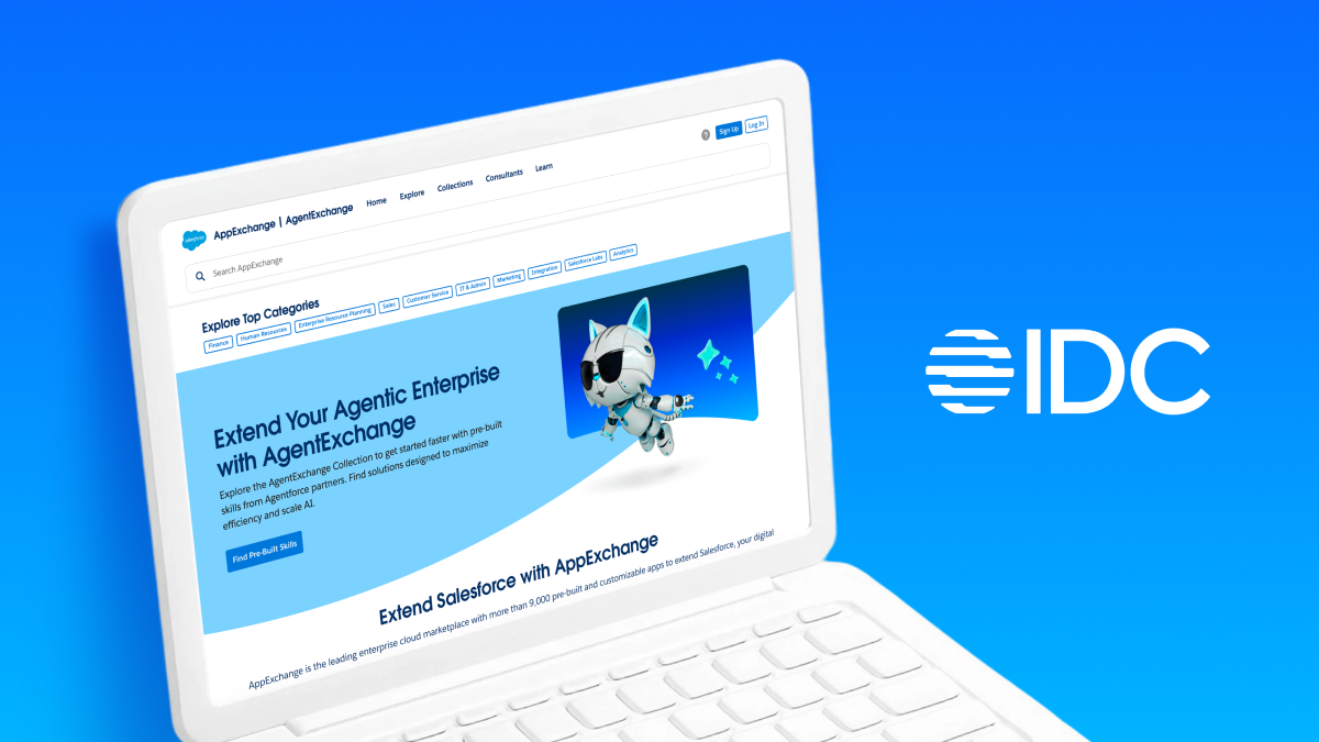 Salesforce Named a Leader in IDC MarketScape for Worldwide Application and Platform Marketplaces