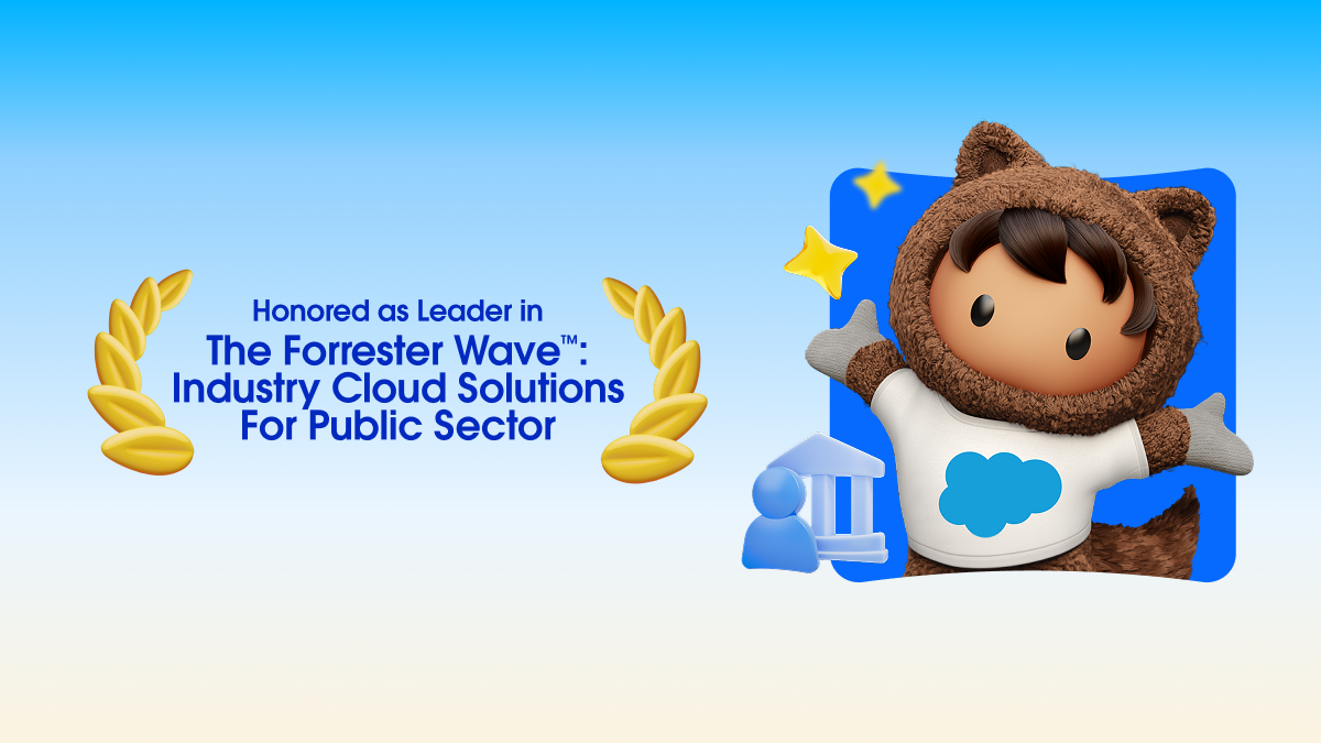 Salesforce Named Leader in Forrester Wave Industry Cloud Solutions For Public Sector