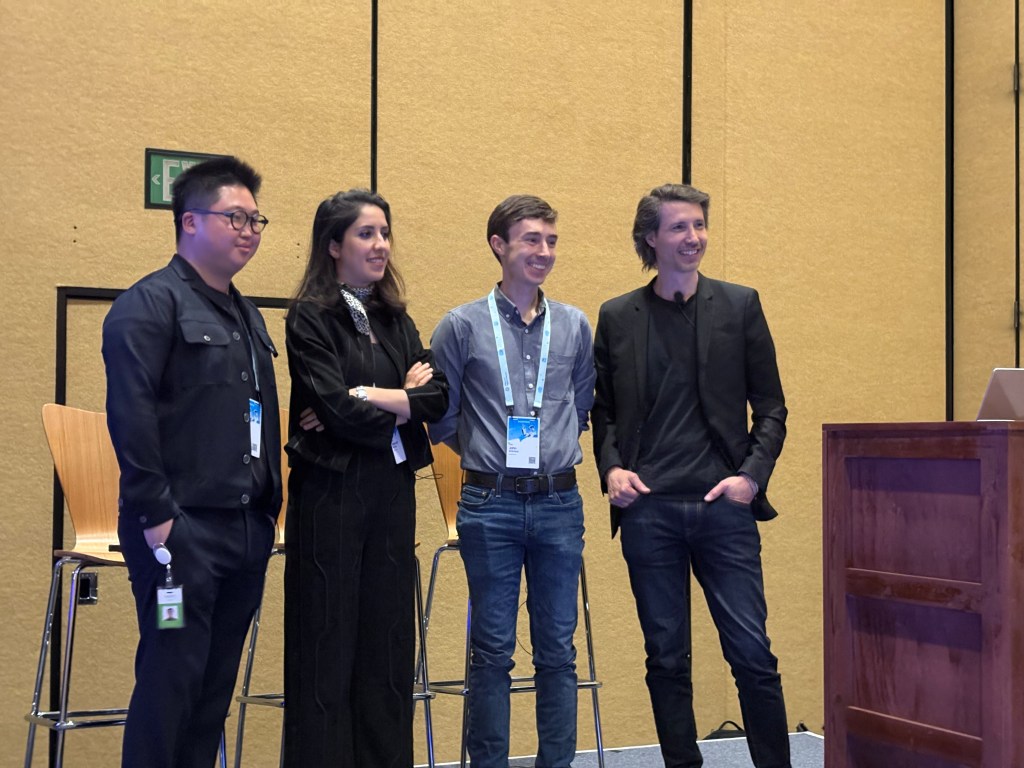 From left: Daniel Lee, Senior Product Manager; Hannah Shams, Senior Product Manager; John Emmons, Sr. Director, Research; Itai Asseo, VP, Incubation & Brand Strategy