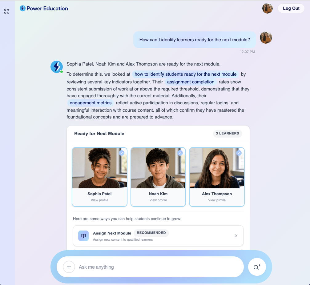 Graphic showing Agentforce Customer Service Portal reimagined around a single conversation bar.