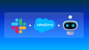 Slack and Salesforce logos.