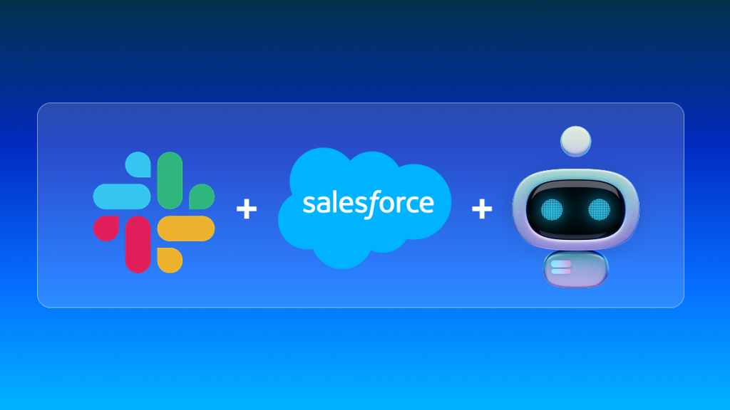 Slack and Salesforce logos.