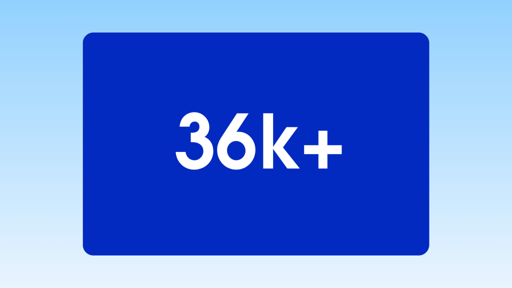 36k+ local jobs created