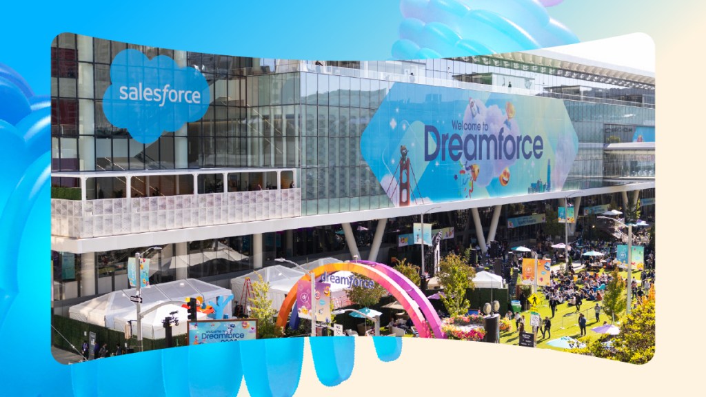 View of Dreamforce park from Dreamforce 2025