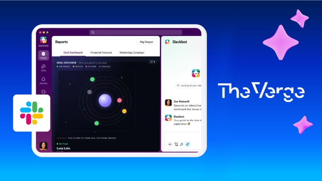 Slack can now vibe-code interactive charts and reports inside chats