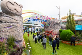 Dreamforce park entrance, 2026.